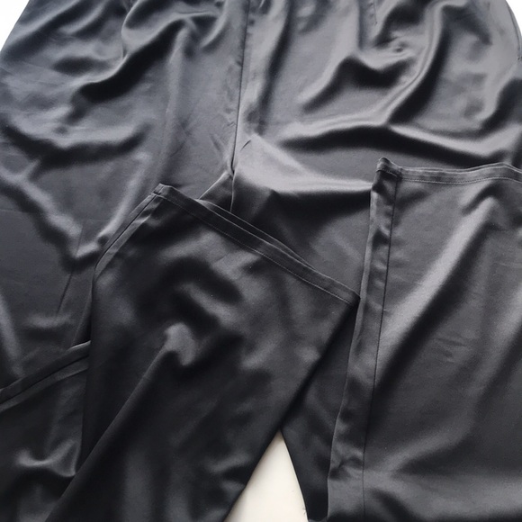 NWT Eileen Fisher Holiday Silky Dress Eco-friendly Black Pull-on Pants - Picture 14 of 16